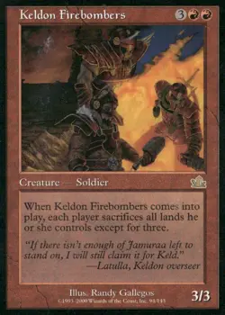 Magic: The Gathering TCG Keldon Firebombers 94/143 Prophecy - Image 1