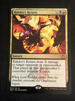 1x Rakdos's Return (72) Ravnica Allegiance: Guild Kits LP MTG Magic x1 MKE - Image 1