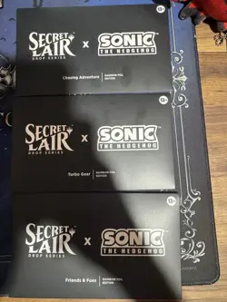Magic The Gathering Secret Lair x Sonic the Hedgehog Rainbow Foil Bundle SEALED - Image 1