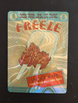 MTG Magic Brain Freeze HALO FOIL Secret Lair Encylopedia Countdown - Image 1