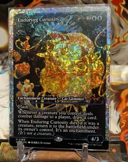 MTG Enduring Curiosity Fracture Foil - Image 1