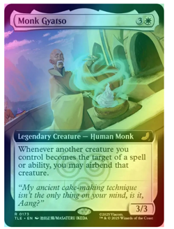 Monk Gyatso - Foil - Extended Art Avatar MTG - Image 1