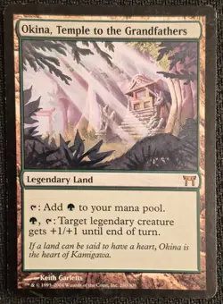 Okina, Temple to the Grandfathers - MTG Champions of Kamigawa [LP] - Image 1