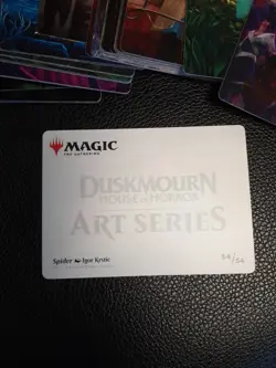 MTG Art Series Duskmourn GOLD STAMP/SIGNATURE Complete Set (54) - NM - Image 2