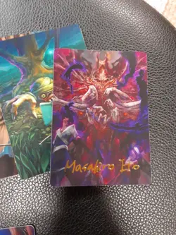 MTG Art Series Duskmourn GOLD STAMP/SIGNATURE Complete Set (54) - NM - Image 3