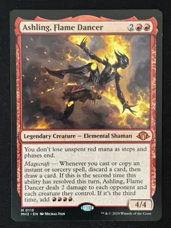 1x MTG Ashling, Flame Dancer - Modern Horizons 3 (MH3) #115 - Magic - Image 3