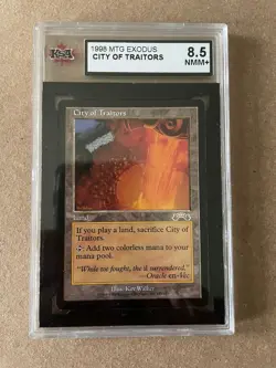 MTG City of Traitors Exodus KSA graded 8.5 FREE SHIPPING !!! - Image 1