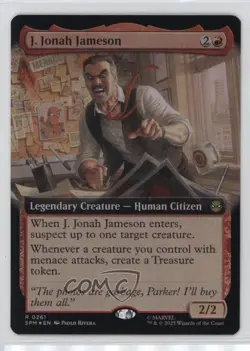 J Jonah Jameson (Extended) Foil Magic: Universes Beyond: Marvel's Spider-Man SPM - Image 1