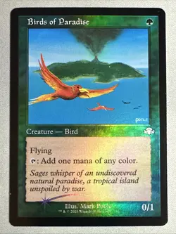 MTG / Birds of Paradise / DMR / #151 / FOIL / Rare / NM - Image 1