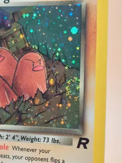 Dark Dugtrio Holo Rare Team Rocket 6/82 Pokemon Card - WOTC 1999 SWIRL - Image 3
