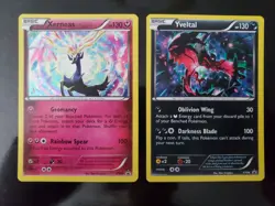 Xerneas XY05 Yveltal XY06 Holo Black Star Promo Card Pokemon TCG XY LP-NM - Image 1