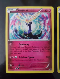 Xerneas XY05 Yveltal XY06 Holo Black Star Promo Card Pokemon TCG XY LP-NM - Image 2