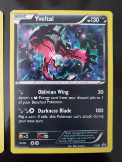 Xerneas XY05 Yveltal XY06 Holo Black Star Promo Card Pokemon TCG XY LP-NM - Image 3