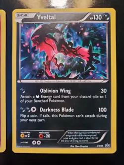 Xerneas XY05 Yveltal XY06 Holo Black Star Promo Card Pokemon TCG XY LP-NM - Image 5