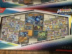 Pokemon Lucario Ex Tyranitar Ex Premium Collection Prismatic Evolution Lot of 2 - Image 2