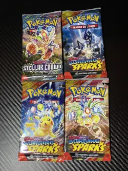 Pokemon Tcg Mega Evolution Surging Sparks Booster Bundle & Pack Lot - Image 4