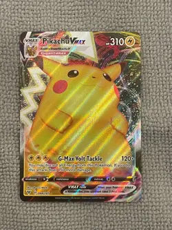 Pokemon TCG Vivid Voltage Pikachu VMAX Full Art Holo Ultra Rare Card 44/185 - Image 1