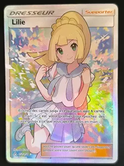 Carte Pokemon Lilie 151/156 Dresseur SL5 Soleil Lune Ultra Prisme FRA SL05 - Image 2