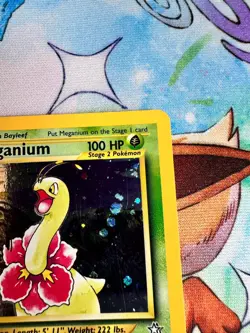 Pokemon TCG Meganium Neo Genesis 11/111 Holo Rare LP - Image 5