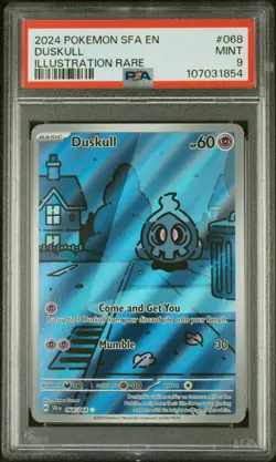 Pokemon TCG Duskull 068/064 Illustration Rare Shrouded Fable - MINT PSA 9 - Image 1
