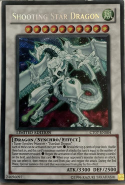 Shooting Star Dragon - CT07-EN004 Secret Rare 1st Edition YuGiOh TCG Card - Image 1