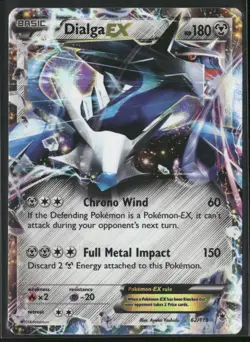 Pokemon TCG Dialga EX 62/119 Ultra Rare Phantom Forces - Image 1