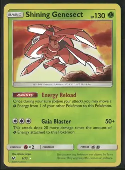Shining Genesect 9/73 - Pokemon TCG Shining Legends 2017 NM - Image 1