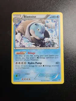 Pokemon Blastoise 16/101 Plasma Blast NON-HOLO exclusive - Image 1