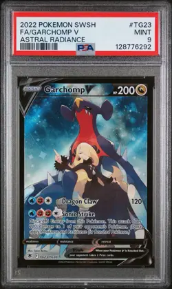 Pokemon Garchomp V PSA 9 MINT TG23 Astral Radiance FA Trainer Gallery TG23/TG30 - Image 1