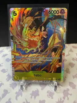 One Piece Card Game Sabo ST13-008 SR The Three Brothers English - Image 1