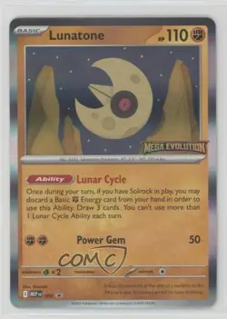 Lunatone (Mega Evolution Build & Battle Box) Pokemon Black Star (MEP) Promo #004 - Image 1