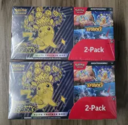 Scarlet and Violet Surging Sparks Elite Trainer Box Pokemon TCG 2-Pack Booster - Image 2