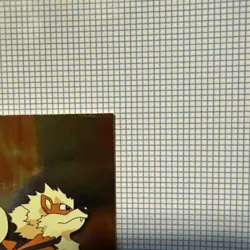 Silver Foil-Pokeball Pattern | Blue Logo | Pokemon 1999 Topps TV | Arcanine #59 - Image 4