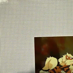 Silver Foil-Pokeball Pattern | Blue Logo | Pokemon 1999 Topps TV | Arcanine #59 - Image 5
