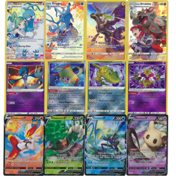 Pokemon Custom Booster V Trainer Gallery Radiant Rare Card Bundle No Duplicates - Image 1
