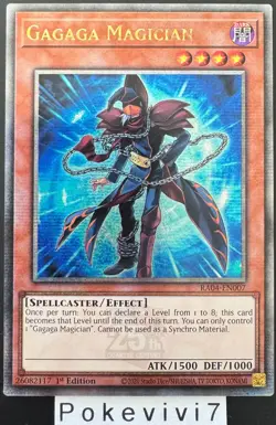Carte YU-GI-OH! GAGAGA MAGICIAN RA04-EN007 QCSR NEUF - Image 1