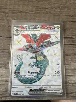 Pokemon TCG Dragapult EX SV-Twilight Masquerade Holo Ultra Rare Card 200/167 - Image 1