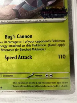 Sealed Reshiram 017/094 & Genesect 008/094 Phantasmal Flames Stamped Promo Cards - Image 4