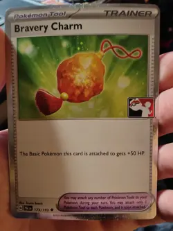 Pokemon TCG Bravery Charm Prize Pack Series Cards 173/193 Holo Uncommon - Image 1
