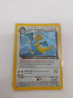 Dark Dragonite Pokemon Card Holo Rare Card Good Used Condition - Image 1