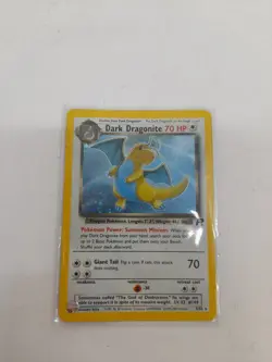 Dark Dragonite Pokemon Card Holo Rare Card Good Used Condition - Image 2
