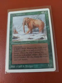 MTG War Mammoth, Unlimited, Lightly Played, English X 4 CARDS LOT - Image 1