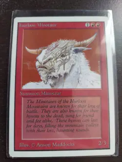 MTG Hurloon Minotaur Unlimited Edition Common LP X 7 CARDS LOT - Image 1