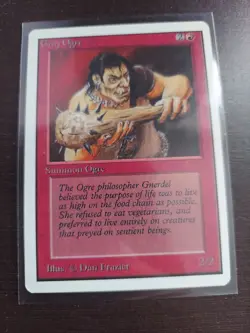 Gray Ogre ~ Lightly Played Unlimited MTG Magic Ultimate MTG Card X 4 CARDS LOT - Image 1