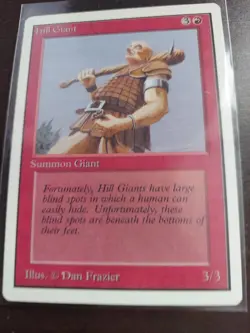 Hill Giant - Magic the Gathering MTG Unlimited Edition LP X 2 CARDS LOT - Image 1