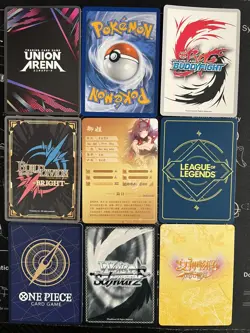Variety of Girl and Waifu Cards Pokemon One Piece League of Legends and More - Image 2