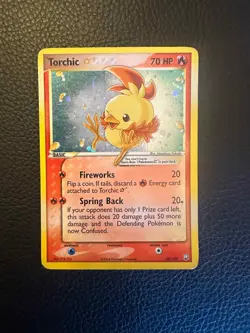 Torchic Gold Star 108/109 Team Rocket Returns Holo Pre Owned TCG Pokemon Card - Image 1