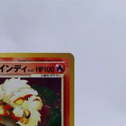 Light Arcanine No.059 Holo Neo Destiny Old Back Pokemon Card Japanese 2001 V3 - Image 3