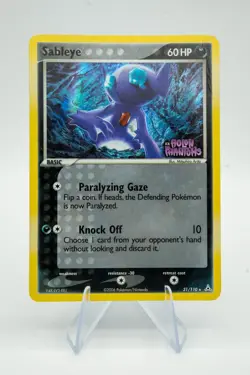 Pokemon Sableye Holon Phantoms Card 31/110 Reverse Holo Stamped MP SEE PHOTOS - Image 1