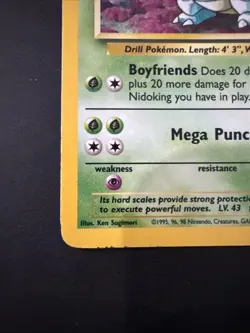 1999 Pokemon TCG Jungle Nidoqueen Holo Card #7/64 - Image 4